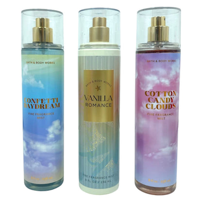 Mayoreo  10 Pzas Body Mist Locion Corporal Bath and Body Works