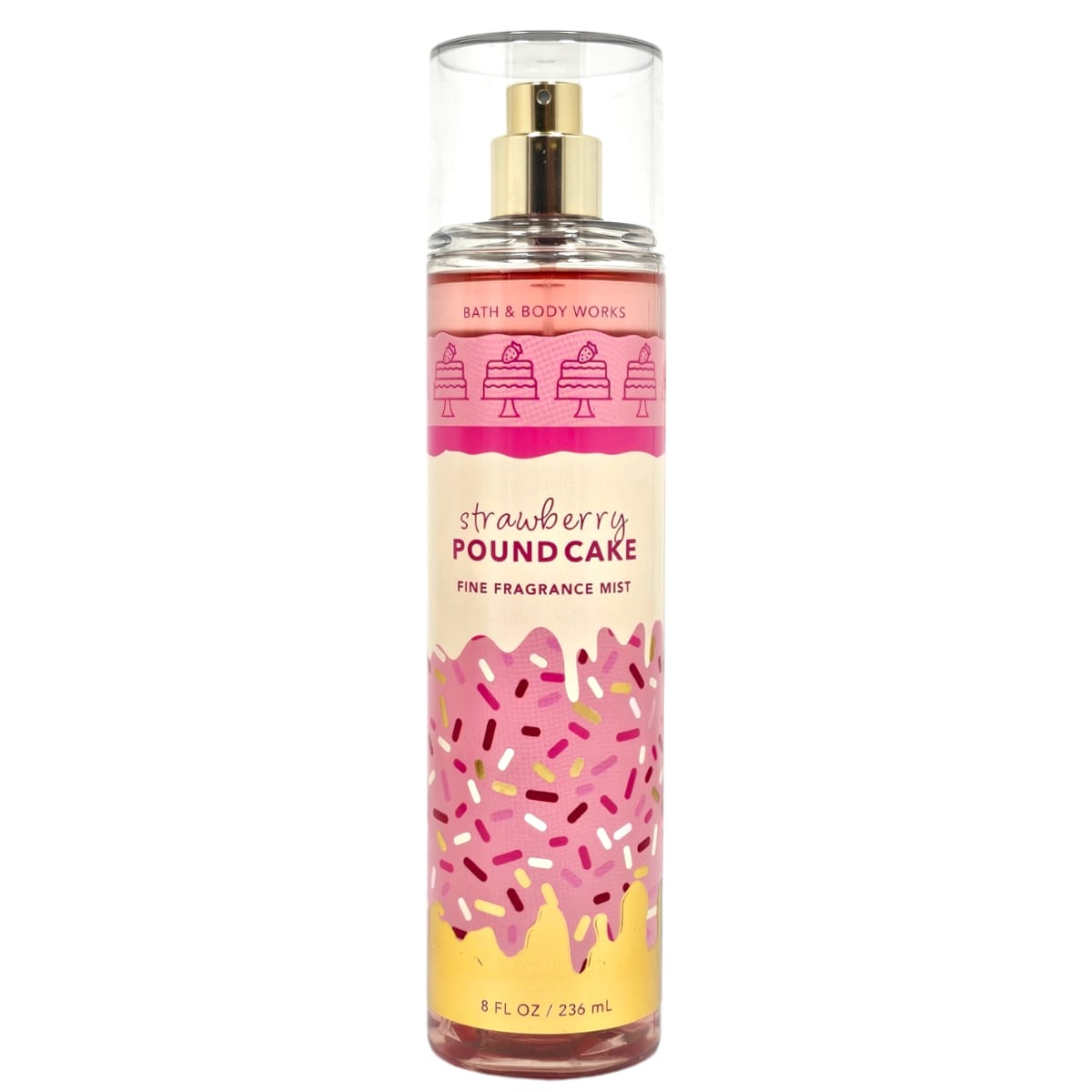Body Mist Locion Corporal Strawberry Pound Cake Bath and Body